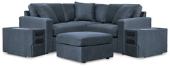 Best Deals Furniture - Ashley Furniture - Modmax 5-Piece Sectional with Audio Console and Ottoman - 5-Piece Sectional with Audio Console and Ottoman - 92121U24