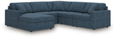 Best Deals Furniture - Ashley Furniture - Modmax 5-Piece Sectional with Chaise - RAF 5-Piece Sectional with Chaise - 92121S67