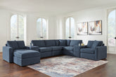 Best Deals Furniture - Ashley Furniture - Modmax 8-Piece Sectional and Ottoman - 8-Piece Sectional and Ottoman - 92121U3