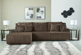 Best Deals Furniture - Ashley Furniture - Top Tier 3-Piece Sectional Sofa Chaise - 3-Piece Sectional Sofa Chaise - 92705S7