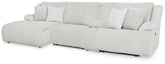 Best Deals Furniture - Ashley Furniture - Top Tier 4-Piece Reclining Sectional with Chaise - 4-Piece Reclining Sectional with Chaise - 92706S12