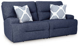 Best Deals Furniture - Ashley Furniture - Acklen Place 2-Piece Power Reclining Sectional - 2-Piece Power Reclining Sectional / Navy - 93607S16