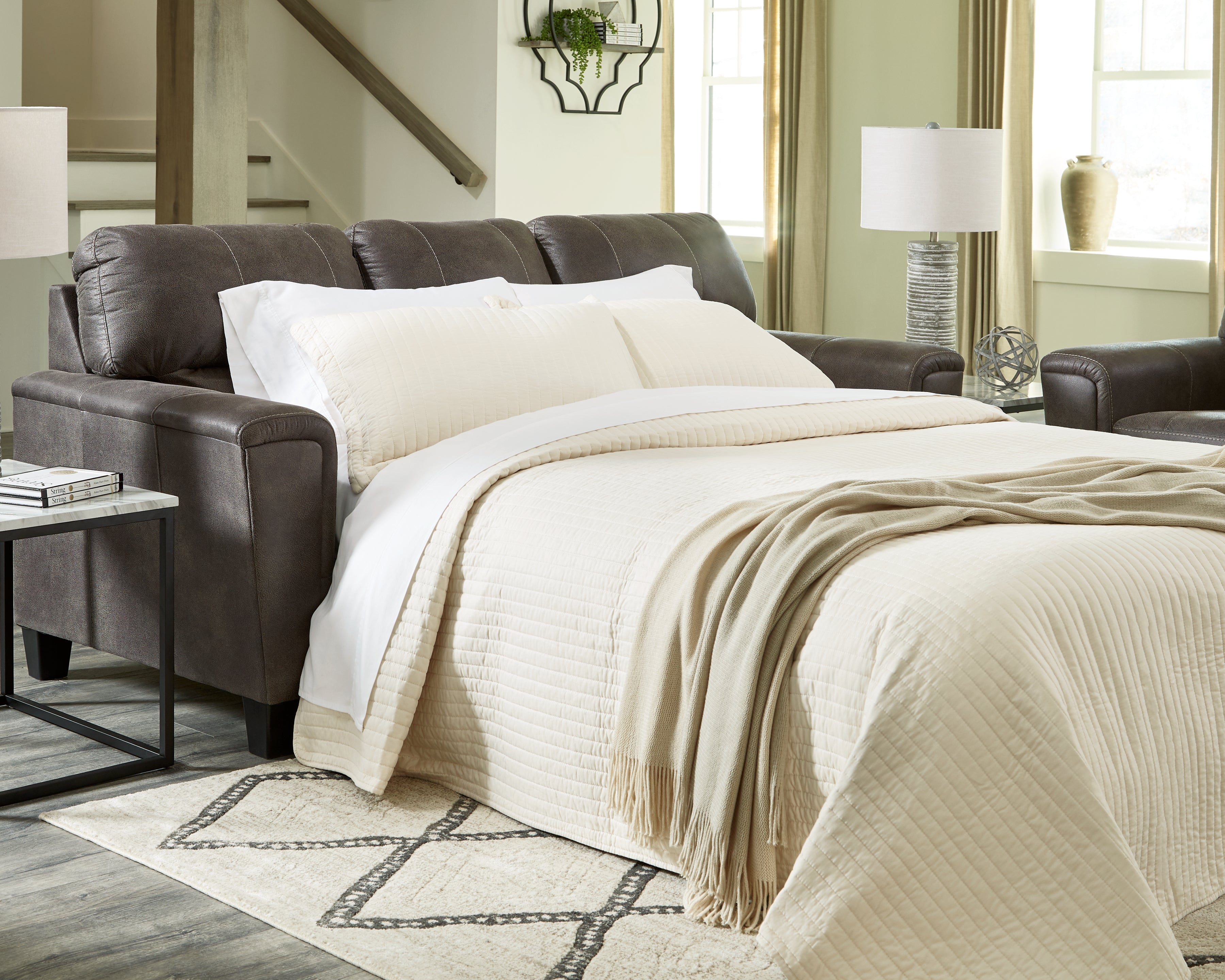 Best Deals Furniture - Ashley Furniture - Navi Queen Sofa Sleeper - Queen Sofa Sleeper - 9400239