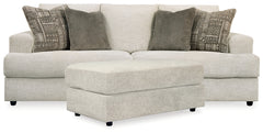 Best Deals Furniture - Ashley Furniture - Soletren Sofa and Ottoman - Sofa and Ottoman - 95104U12