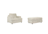 Best Deals Furniture - Ashley Furniture - Soletren Chair and Ottoman - Chair and Ottoman - 95104U1