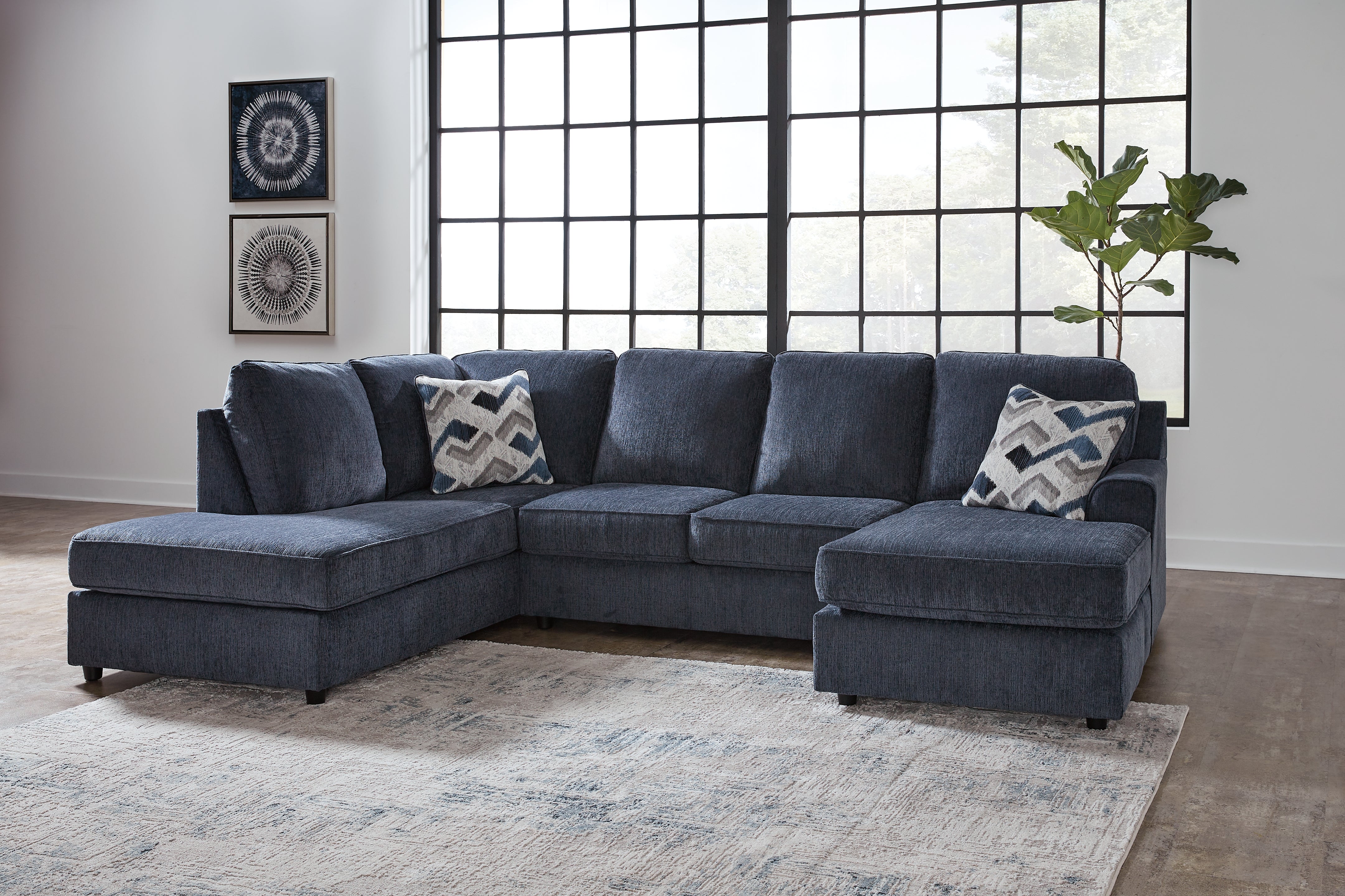 Best Deals Furniture - Ashley Furniture - Albar Place 2-Piece Sectional - RAF 2-Piece Sectional - 95302S2