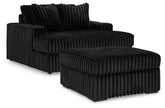 Best Deals Furniture - Ashley Furniture - Midnight-Madness Oversized Chaise and Oversized Accent Ottoman - Oversized Chaise and Oversized Accent Ottoman - 98103U10