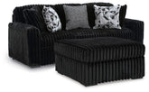 Best Deals Furniture - Ashley Furniture - Midnight-Madness Sofa and Oversized Ottoman - Sofa and Oversized Ottoman - 98103U16