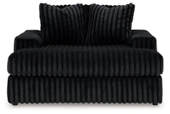 Best Deals Furniture - Ashley Furniture - Midnight-Madness Super Chaise and Oversized Chaise - Super Chaise and Oversized Chaise / Onyx - 98103U12