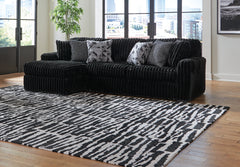 Best Deals Furniture - Ashley Furniture - Midnight-Madness 2-Piece Sectional Sofa with Chaise - RAF 2-Piece Sectional Sofa with Chaise - 98103S1
