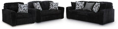 Best Deals Furniture - Ashley Furniture - Midnight-Madness Sofa, Loveseat and Oversized Chair - Sofa, Loveseat and Oversized Chair - 98103U14