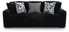 Midnight-Madness Sofa, Loveseat and Oversized Chair
