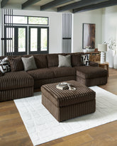Best Deals Furniture - Ashley Furniture - Midnight-Madness Super Chaise - RAF Super Chaise / Onyx - 98103S8