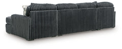 Midnight-Madness 3-Piece Double Chaise Sectional