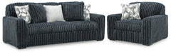 Best Deals Furniture - Ashley Furniture - Midnight-Madness Sofa and Oversized Chair - Sofa and Oversized Chair - 98105U3