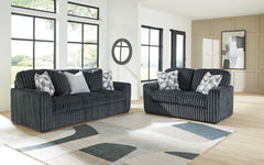 Best Deals Furniture - Ashley Furniture - Midnight-Madness Sofa and Loveseat - Sofa and Loveseat - 98105U1