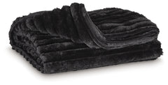 Best Deals Furniture - Ashley Furniture - Alsonwell Throw (Set of 3) - Throw (3/CS) / Black - A1001083