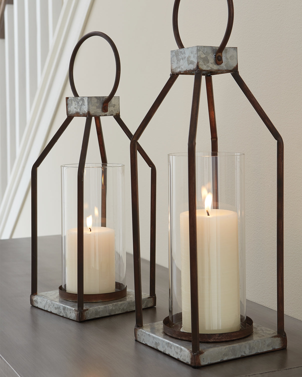 Best Deals Furniture - Ashley Furniture - Diedrick Lantern (Set of 2) - Lantern Set (Set of 2) - A2000346