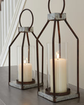 Best Deals Furniture - Ashley Furniture - Diedrick Lantern (Set of 2) - Lantern Set (Set of 2) - A2000346