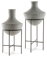 Best Deals Furniture - Ashley Furniture - Estonbank Vase Set - Vase Set - A2000748A1