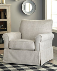 Best Deals Furniture - Ashley Furniture - Searcy Accent Chair - Swivel Glider Accent Chair - A3000006