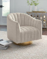 Best Deals Furniture - Ashley Furniture - Penzlin Accent Chair - Swivel Accent Chair - A3000241