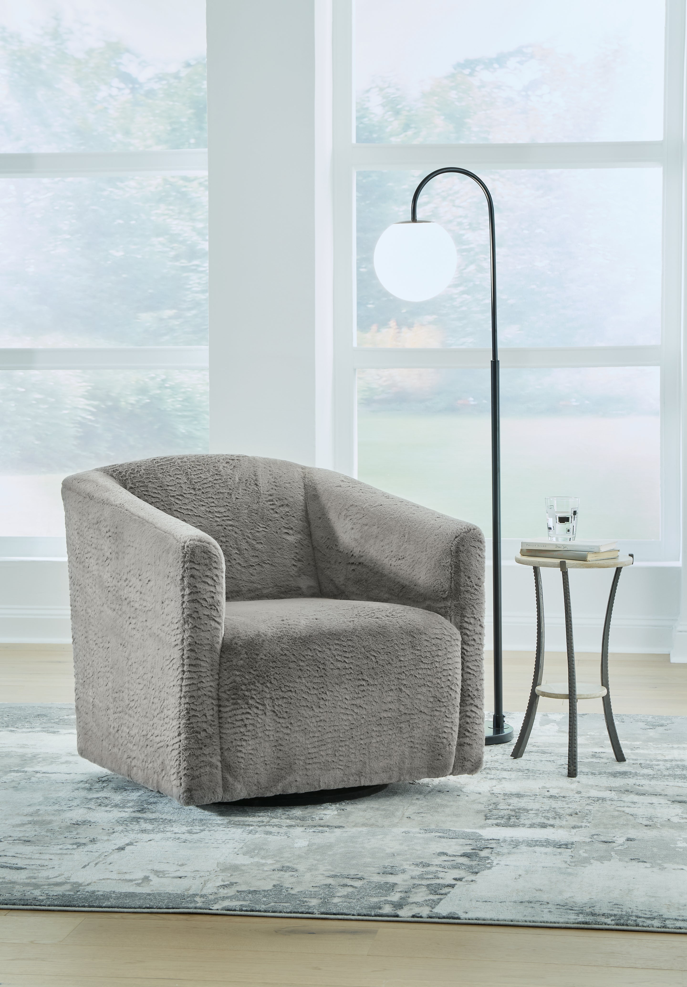Best Deals Furniture - Ashley Furniture - Bramner Accent Chair - Swivel Accent Chair - A3000330