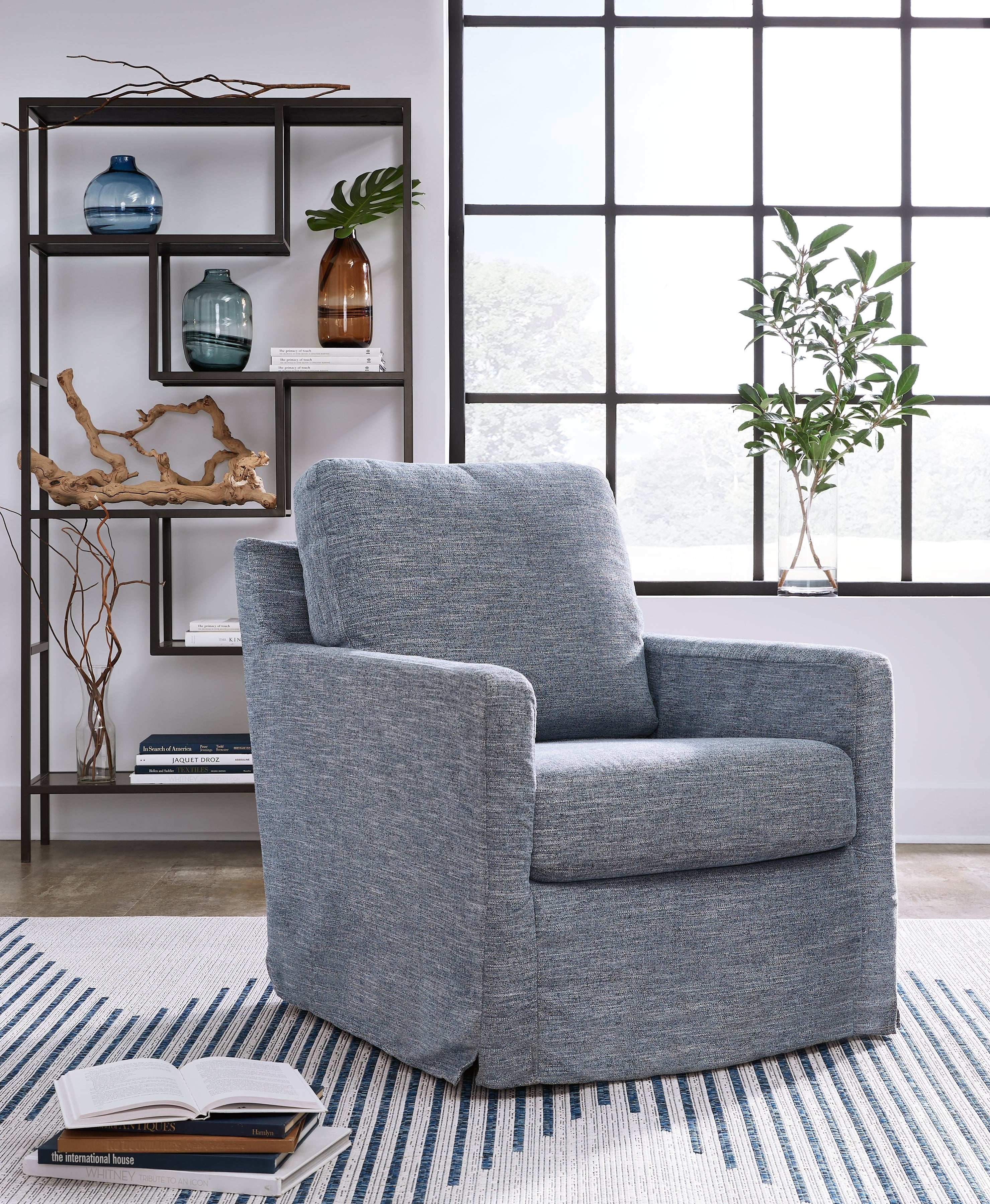 Best Deals Furniture - Ashley Furniture - Nenana Next-Gen Nuvella Swivel Glider Accent Chair - Swivel Glider Accent Chair - A3000646