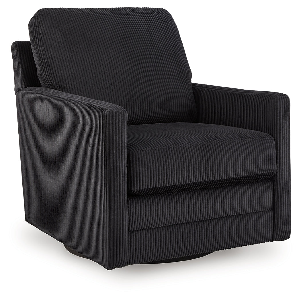 Best Deals Furniture - Ashley Furniture - Icaman Swivel Accent Chair - Swivel Accent Chair / Sand - A3000728