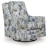 Best Deals Furniture - Ashley Furniture - Dustinford Swivel Glider Accent Chair - Swivel Glider Accent Chair / Multi - A3000732