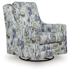 Best Deals Furniture - Ashley Furniture - Dustinford Swivel Glider Accent Chair - Swivel Glider Accent Chair / Multi - A3000732