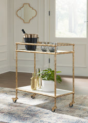 Best Deals Furniture - Ashley Furniture - Plattfield Bar Cart - Bar Cart - A4000625