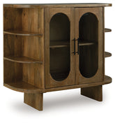 Best Deals Furniture - Ashley Furniture - Niall Accent Cabinet - Accent Cabinet / Light Brown - A4000707