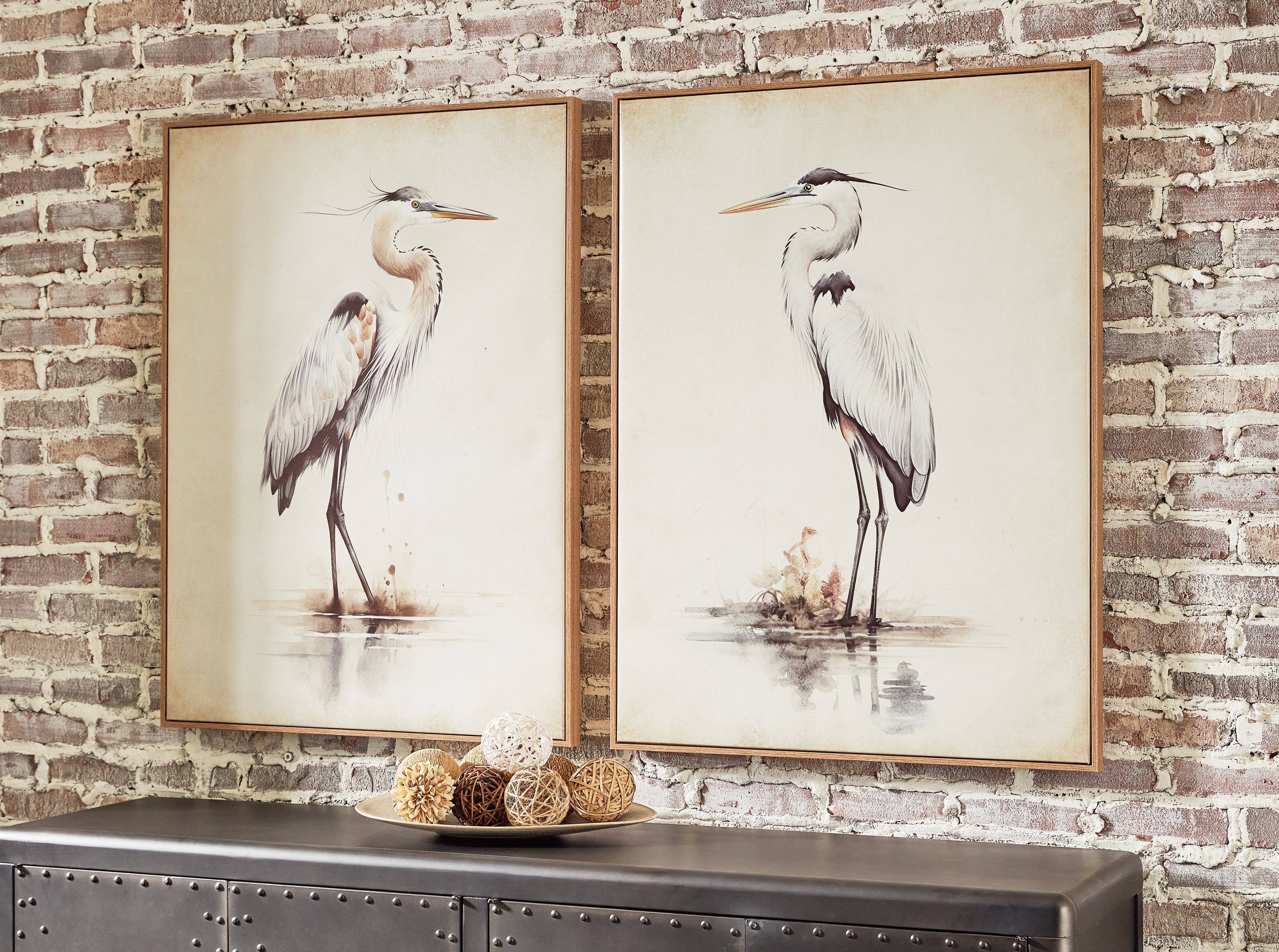 Best Deals Furniture - Ashley Furniture - Aubinell Wall Art (Set of 2) - Wall Art Set (Set of 2) - A8000414