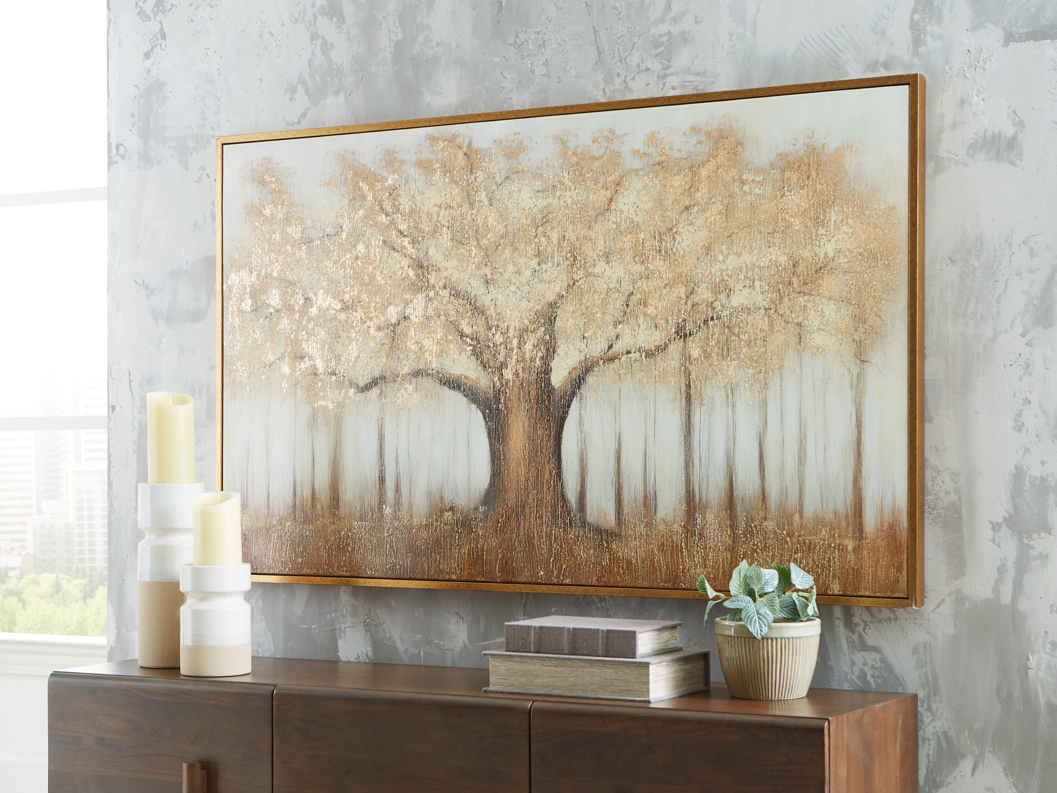 Best Deals Furniture - Ashley Furniture - Dalewick Wall Art - Wall Art - A8000448