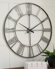 Best Deals Furniture - Ashley Furniture - Paquita Wall Clock - Wall Clock - A8010237