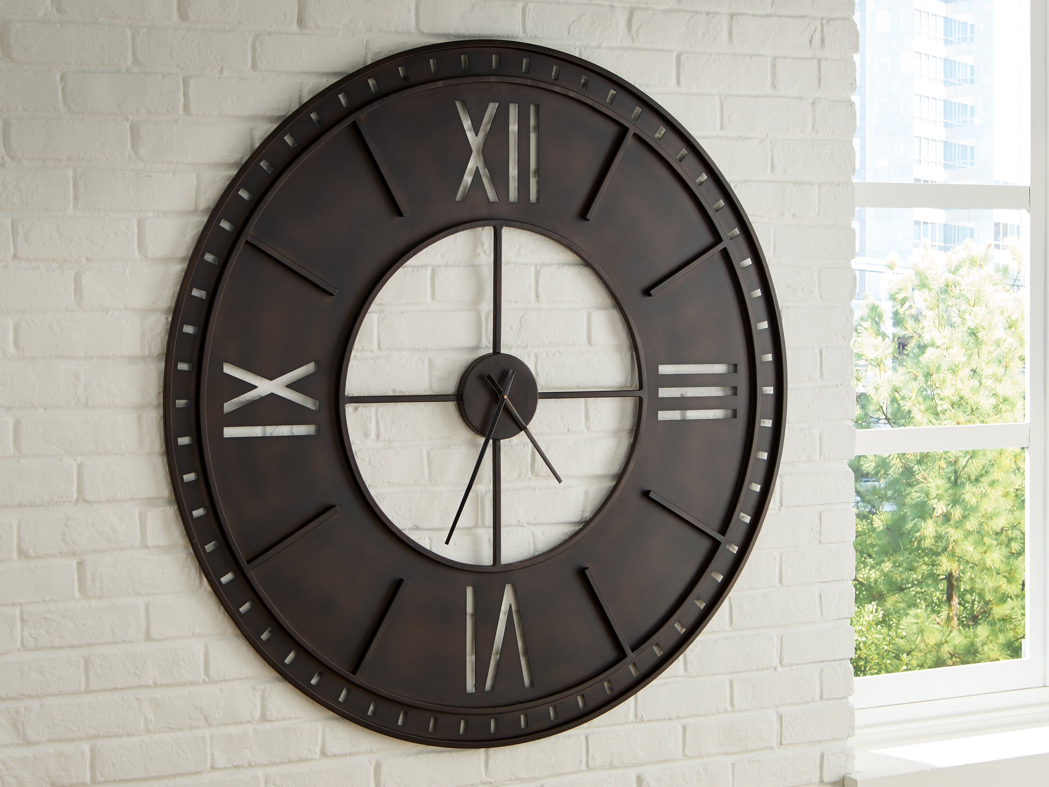 Best Deals Furniture - Ashley Furniture - Lytle Wall Clock - Wall Clock - A8010453