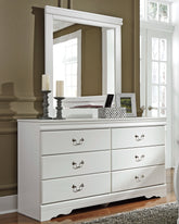 Best Deals Furniture - Ashley Furniture - Anarasia Dresser and Mirror - Dresser and Mirror - B129B3