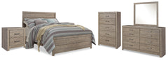 Best Deals Furniture - Ashley Furniture - Culverbach Queen Panel Bed, Dresser, Mirror, Chest and 2 Nightstands - Queen Panel Bed, Dresser, Mirror, Chest and 2 Nightstands - B070B20