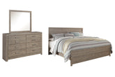 Best Deals Furniture - Ashley Furniture - Culverbach King Panel Bed, Dresser and Mirror - King Panel Bed, Dresser and Mirror - B070B28