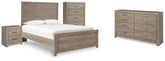 Best Deals Furniture - Ashley Furniture - Culverbach Full Panel Bed, Dresser, Chest and Nightstand - Full Panel Bed, Dresser, Chest and Nightstand - B070B18