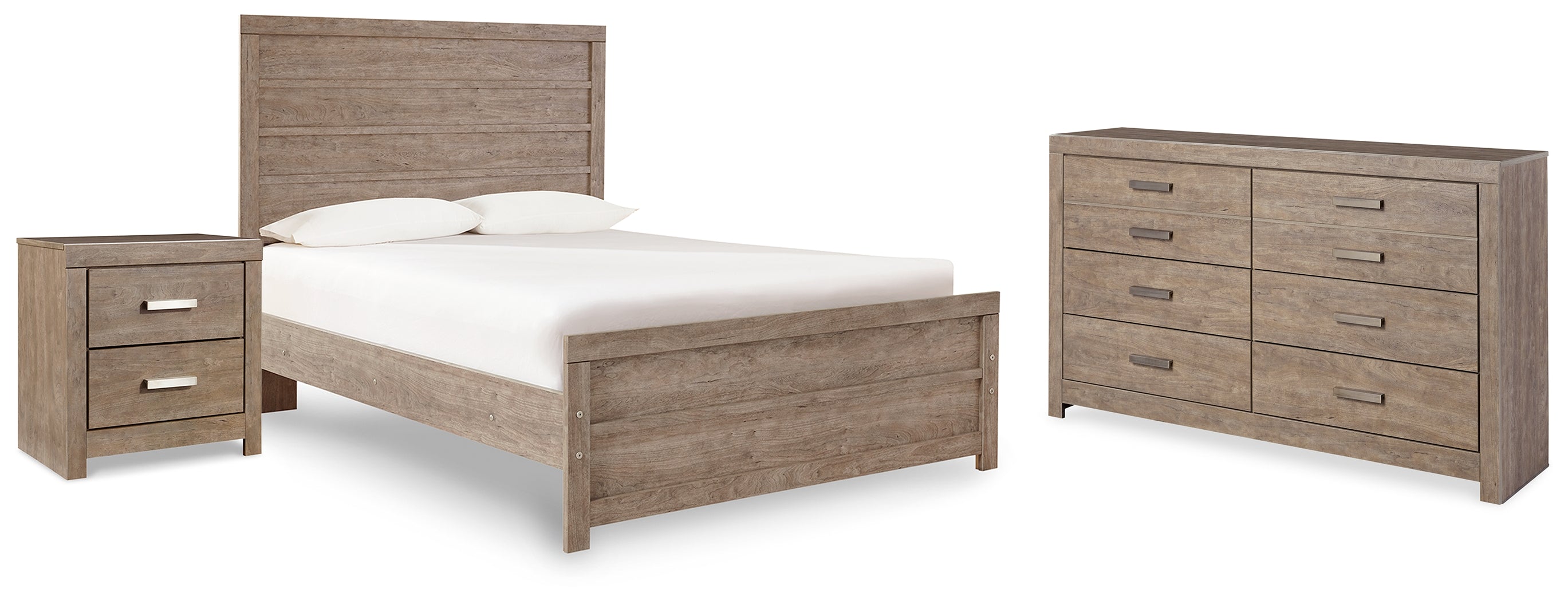 Best Deals Furniture - Ashley Furniture - Culverbach Full Panel Bed, Dresser and Nightstand - Full Panel Bed, Dresser and Nightstand - B070B29