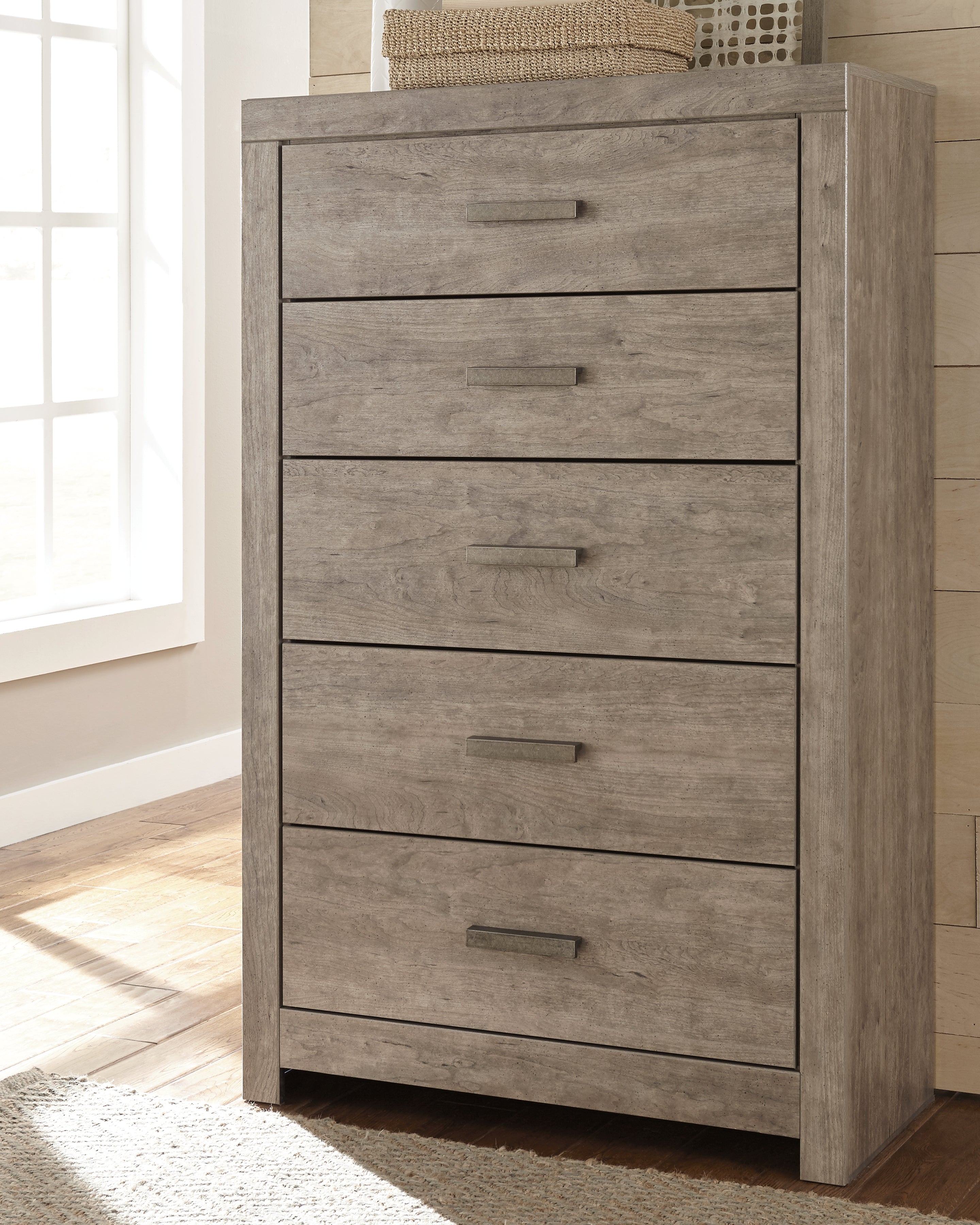 Best Deals Furniture - Ashley Furniture - Culverbach Chest of Drawers - Five Drawer Chest - B070-46