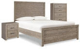 Best Deals Furniture - Ashley Furniture - Culverbach Full Panel Bed with Chest of Drawers and Nightstand - Full Panel Bed with Chest of Drawers and Nightstand - B070B12