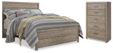 Best Deals Furniture - Ashley Furniture - Culverbach Queen Panel Bed with Chest - Queen Panel Bed with Chest - B070B21