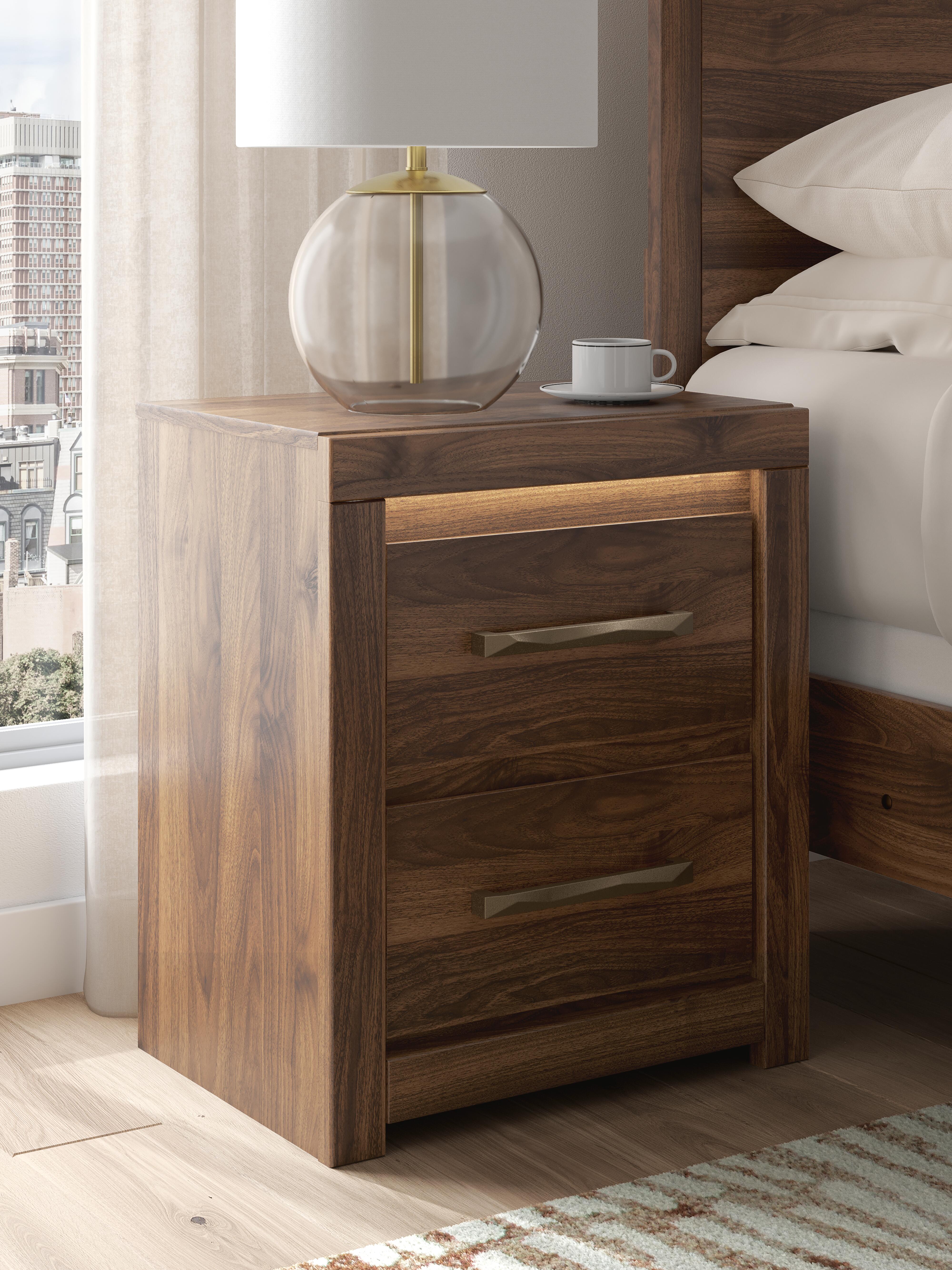 Best Deals Furniture - Ashley Furniture - Janfyn Nightstand - Two Drawer Night Stand - PCB1010-92