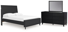 Best Deals Furniture - Ashley Furniture - Danziar Full Panel Platform Bed, Dresser and Mirror - Full Panel Platform Bed, Dresser and Mirror - B1013B22