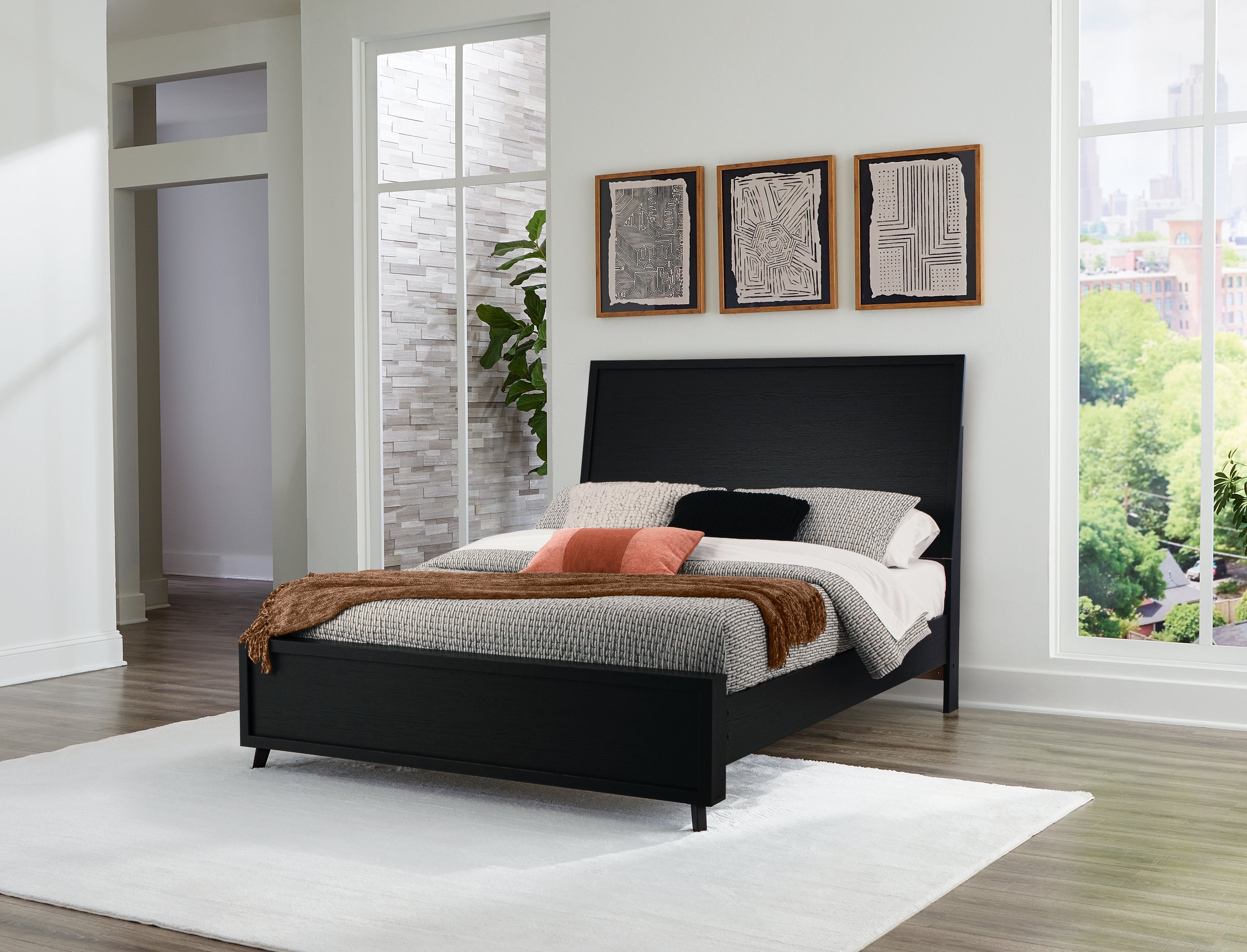 Best Deals Furniture - Ashley Furniture - Danziar Queen Panel Bed - Queen Panel Bed - B1013B2