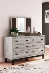 Best Deals Furniture - Ashley Furniture - Vessalli Dresser and Mirror - Dresser and Mirror - B1036B1