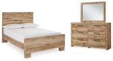 Best Deals Furniture - Ashley Furniture - Hyanna Full Panel Bed, Dresser and Mirror - Full Panel Bed, Dresser and Mirror - B1050B23
